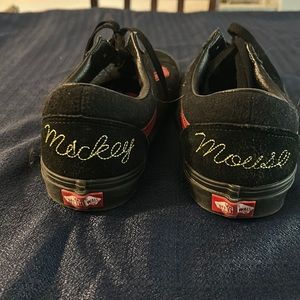 Mickey Mouse Men’s Vans. Size 11.5